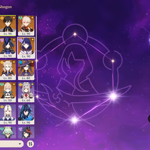 NA - AR60 - 43 Legend - Chasca C1 - Raiden C2 - Diluc C3 - Tighnari C2 - Mona C2 - Keqing C1 - Jean C2 - Image 1