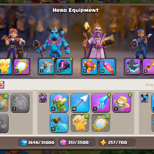 TH13 FULLY MAXED || CWL MEDALS 2218 || RAID MEDALS 1500 || STACKED MAGIC ITEMS || NAME CHANGE 500 || INSTANT DELIVERY  - Image 7