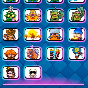 🍓 CHEAPEST 🍓 | ROYAL GHOST GEM | 75 EXP | 80 LVL 15 CARDS | EMPEROR KING | 20 EVO | KT 16 | ULTIMATE CHAMPION RECORD  - Image 3