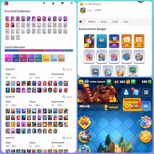 Full Max CR + TH17 Full Max Combo | 14 Evolutions | 24 Elites | 70 Max Cards | 126 Emotes | TH17 Very Close to Max | Spa - Image 4