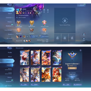 MOONTON | LV 84 | WR 55🔥 | SAKURA KALEA - SANRIO FLORYN⛄ - COVENANT LESLEY - SL FREDRIN | HERO 94 | SKIN 179 | BP 12K - Image 1