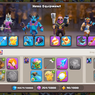 🔥EPIC SB-RS MAX!GG-EB-26!FB-20!XP 239!TH 18!HERO:100-100-79-72-46!NC YES!VERY STRONG DEFENCE! GREAT TROOPS!BEST DEAL  - Image 7