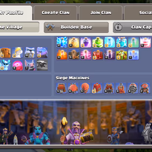 💠XP 244!TH 17 NEAR MAX💠HEROS:100-100-75-75-50!NC 1K!WALLS MAX! DEFANCE NEARA MAX! GREAT TROOPS!CAN LINK BUYER EMAIL  - Image 4