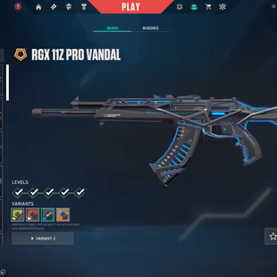 EU | 2 Skins | RGX 11z Pro Vandal | Reaver Sheriff | Ready-to-play | 3950 VP Spent | Unranked | Instant - Image 1
