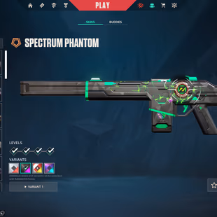 NA | 3 Skins | Spectrum Phantom | 2675 VP Spent | Ready-to-play | Unranked | Instant - Image 1