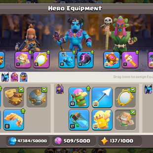 ❗[ PREMIUM TH-18 ]❗R.SPEAR [MAX] - E.BOOT [MAX] || S.BALL [20] | HEROS: 71-71-55-50-33 || JUNGLE SET WITH SCENERY - Image 5