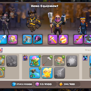 3700-GEM! TH15 FULL MAX!! NOTHING LEFT!! JUSTICE SCENERY!! 1000-MEDALS CWL! HERO 90-90-70-65-40-10! SB!FB!AF!RS!EB MAXE - Image 7
