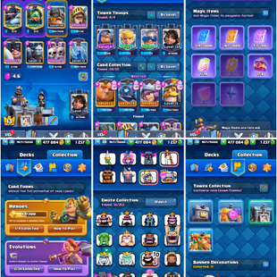  8415 Trophies | Level 38 | King Tower 13  | Arena 21  | Emote 32  Cards 119  | P867  - Image 6