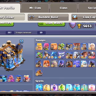 [PREMIUM]🔥SUPERIOR TH18💎Heros lvl 105-105-95-80-55-16 | 55 Heros Skins | 5 Premium Sceneries | Epic Max equipment |  - Image 4