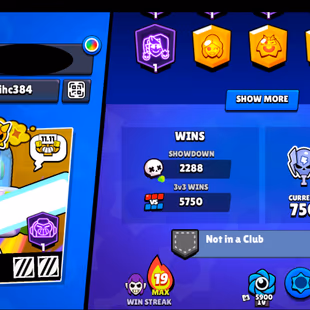 173 SKINS | 38.100 TROPHIES | 84 BRAWLERS | 11 HYPERCHARGE | 13 MAX | 6 PRESTIGE | 3 BUFFIES - Image 6