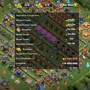 [EE26] FASTEST MAX || 5219 WAR STARS||10 EPIC MAX[TH18 MAX]5 HERO/WALLS/LAB/PETS/MAIN DEF MAX||BB MAX||RENAME 500 GEMS - Image 4