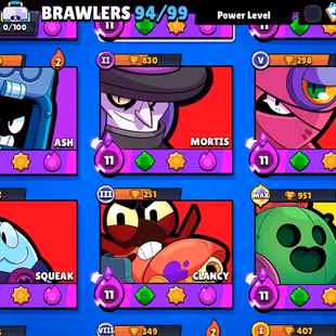 || 36 MAX BRAWLERS || 48 HYPERCHARGED || 251 SKINS || 140 GEMS || INSTANT DELIVERY || - Image 8