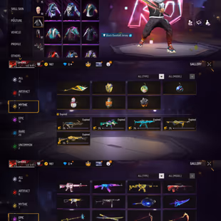 iOS/Android - Level 43 Server NA(USA) - Rank Silver - Set 37 - Emote 7 - Pet 26 - Weapon 45 - Mythic 7 - Epic 16 - Code9 - Image 5