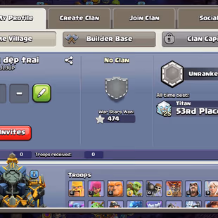 💫[ PREMIUM TH-17 - COSMIC SCENERY [RARE] 💫 FA [23] | FB-EB [20] | LVL 16-17 WALLS | HEROS: 70-80-50-51-35 || NICE DEF - Image 3