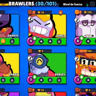 EXCELLENT NOT TO START FROM SCRATCH | 2186 TROPHIES | 30 BRAWLERS | 4 LEGENDARIES | 4 LVL 11 | 2 HYPERCHARGES | 33 SKINS - Image 3