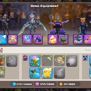 🔥[ TH-18 NEAR MAX ]🔥5 EPIC MAX: SB-AF-FB-RS-EB [MAX] | MT [23] | 5 HEROS MAX - WALLS MAX - PETS MAX || 2X PAID SCENERY - Image 5