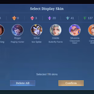 MLBB | mp LOL | LVL 74 | COLLECTOR NATALIA BADANG | SENTINEL GATOTKACA | HERO 130 | SKINS 209 | FULL EMBLEMS - Image 8