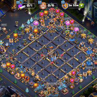 🔥TH 18 AlMOST MAX🔥 XP 255-HERO MAX 105-105-95-80-55- 9 EPIC EQUIPMENT MAX-WALLS DEFENSE MAX-NC YES-BEST DEAL - Image 2