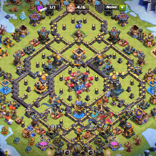 🔥8x LEGENDARY SCENERY 💎 TOWNHALL 18 [] HEROES 101-100-83-75-50-02 [] RARE HERO SKINS [] 246 xP [] 1300 GEMS - Image 4