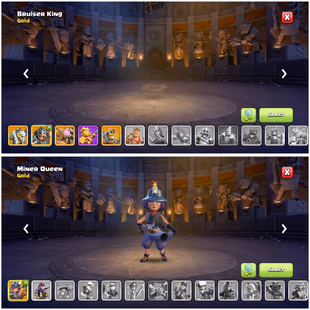 PREMIUM MAXXTH 17 | 90-90-43-65-40 HEROES | ALL MAXX WALLS | 207 XP LVL | OP MAGIC ITEMS | 1500 GEMS | 1166 WAR STAR | S - Image 5