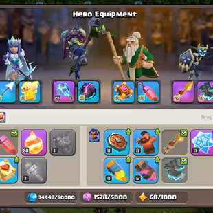 269 ⭐ 200 WALLS MAX TH18 VERRY CLOSE TO MAX DEFENCE AND HEROS ⭐ 13x EPIC EQUIPMENT GOOD LVL [HERO 86-103-42-78-53-10] - Image 5