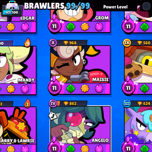 BEST OFFER 🎄 63K TROPHY - 300X SKINS 🎄 99/99 BRAWLER | 54X MAX | 45X HYPER | 20-GEMS | DELIVERY INSTANTLY  - Image 6