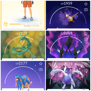 Lvl 56 [Rayquaza & Necrozma] | 57 Legendary | Giratina | Zacian | Zamazenta | Dialga | Palkia | Latias | Instinct | 281 - Image 2
