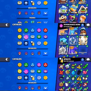 106K TROPY|10 PRESTIGE|RARE ALIEN FAME|35 BUFFIES|149 GEM|93K COINS|🔥100 MAX|97 HYPER|🔥600 SKIN|41 OLD BRAWL PASS SKIN - Image 6