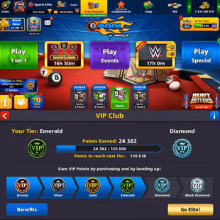 7.2B COINS ACCOUNT | GOLDEN UNIQUE | Level 212 | 18 Legendary Cues | 2 Cues MAX | Fresh Account - Image 7