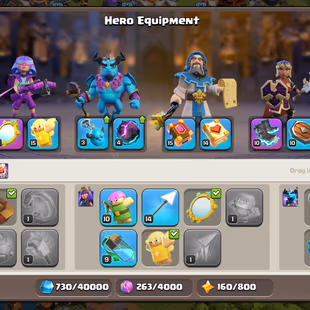 [ PREMIUM TH-16 ] || NICE EQUIPMENT || STRONG DEF - TROOPS || HEROS: 54-66-40-37-18 || CHILD ACCOUNT || BEST DEAL - Image 5