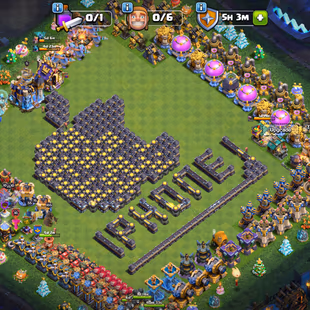 🌟 RAREST UAE LOCAL 🌟TH-18 200 WALLS MAXED | DEFENCE MAXED | RARE WAR ARENA ND LEAGUE KING SKIN | 1600 CWL | SOLID EPIC - Image 2