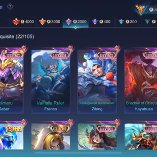 Hot Offers Mega Col III-455 Skins-Legend Freya x Gusion-Fanny Aspirantt-Naruto Lukaz-Allstars Moskov-Starwars Argus-Cho - Image 8