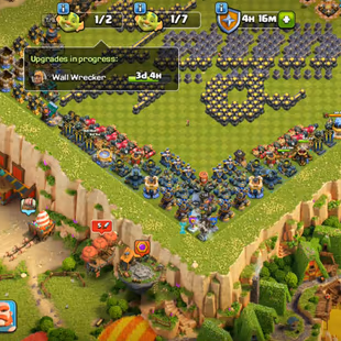 🔥TH 18 Max 🔥Global Rank - 385 | Legend Trophy 33.4K | 12x Epic Max - XP 281 | WS- 5.2K | Profile Full Max | Instant - Image 3