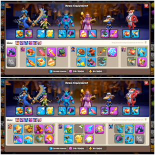 RARE TH18 MAX || 90000 GEMS || 15 EPIC EQUIPMENT || 5 HERO MAX DD10 || MANY TROOPS MAX || MAGIC ITEMS | CWL MEDEL ||  - Image 4