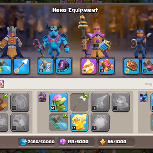 🚀LEGENDARY SUPER TH17🚀HEROS LVL 70-95-58-54-32-8 | 1900 WAR STAR | INSTANT DELIVERY - Image 4