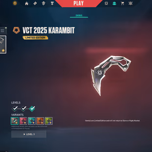 NA 41 skins | VCT 2025 Karambit | Onimaru Kunitsuna | Arcane Vandal | Kuronami Marshal | Neo Frontier Sheriff | Araxys V - Image 2