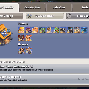 🔥XP 222!TH-SAVENTEEN🔥HERO:71-75-62-64-34!NC YES!DARK BLUE WALLS!VERY STRONG DEFENCE!GREAT TROOPS!FULL MAX BH - Image 8