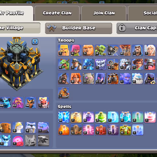 💫[ PREMIUM TH-17 ]💫S.BALL [MAX] | M.MIRROR [23] | FIREBALL - R.SPEAR [20] || HEROS: 72-92-44-53-34 | NICE DEF - TROOPS - Image 3