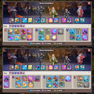 🔥TH-18 NEAR MAX🔥XP-234! CLASH OF DRAGON SCENERY! 4X EPIC EQUIPMENTS MAX! HEROES:-105-89-67-75-51-1! FAST DELIVERY - Image 5