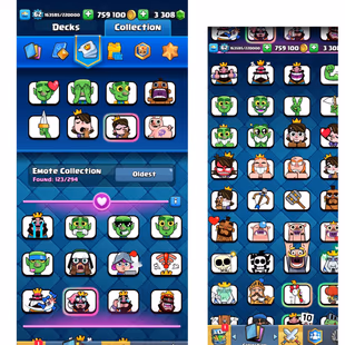 C12 & 62 Level | 16 Evo | 24 Card 15 Level & 82 Card 14 Level | Many Rare Emote | 9 Year Old | Full Access | - Image 5