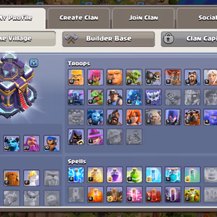 🔥[8'700 GEMS-1X PAID SCENERY]🔥PREMIUM TH-15 | [13EPIC-S.BALL-F.BALL-.E.BOOT] | HERO-65-66-42-29-10 | 8X SKINS! NC FREE - Image 4