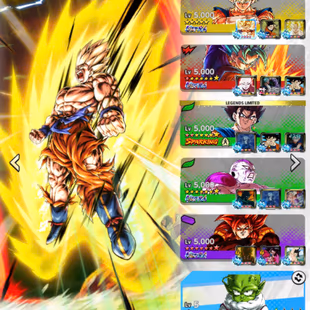 D852-IOS+Android-Vip Account-11 UL(SS4 Gogeta Full Red Star+SS Goku+Frieza)+61 Legends+Vip Equipment+Good Zenkai+612 M - Image 5