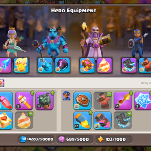 🔥TH 18 NEAR MAX🔥XP 239-HERO 105-102-83-80-55-[ 5 EPIC EQUIPMENT MAX-DEFENSE ALMOST MAX-NC 500-BEST DEAL - Image 6