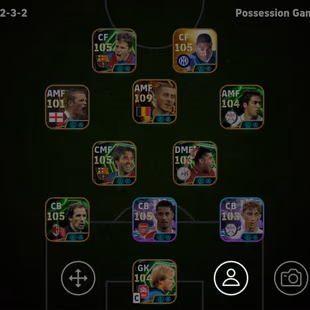 Amazing Account-Power 3217-Barcelona-Real Madrid Team-Rare 7 Manager-Eden Hazard 109-Adriano 105-Javier Saviola 105-Deco - Image 2