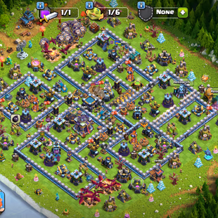 🔥 [PREMIUM TH 15 ONE HERO 3 LVL LEFT ALMOST MAX ]🔥 HEROS LVL 62-67-47-47-20|| BLUE WALLS - DEFENCE CHEAP PRICE 5xEPICS - Image 1