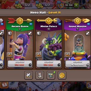 PREMIUM TH 17 🔥- RENAME✅  - 3 GREAT SCENERY - 14 EPIC SKILLS  - 5 MAX HEROES - 13 HERO SKINS - SAFE AND INSTANT - Image 7