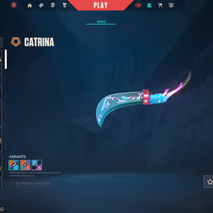 EU | 3 Skins + 1 Knives | Catrina | Glitchpop Vandal | 4.7K VP Spent | Unranked | Instant - Image 2