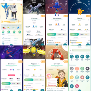 Level 70 | Shiny Blacephalon | 207 Shiny | 182 Legendary | Hundo Groudon | Shiny Background Kyurem | Eternatus   - Image 2