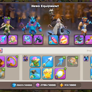 🌟BEST OFFER | TH 18 MAX DEFENCE 🌟HERO 105-105-84-80-55 | 6X EPIC EQUIPMENT MAXED | RARE WAR ARENA SCENERY | NC YES - Image 8