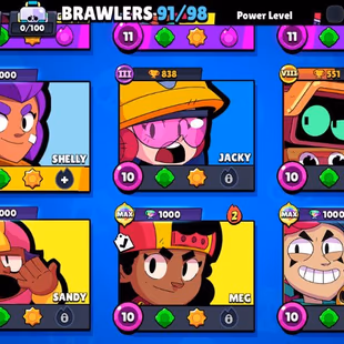 [ OP ] | 58K+ TROPHIES | 91 BRAWLERS UNLOCKED | 36 HYPERCHARGED BRAWLERS | 180+ PREMIUM SKINS | SAFEST AND INSTANT DELIV - Image 6